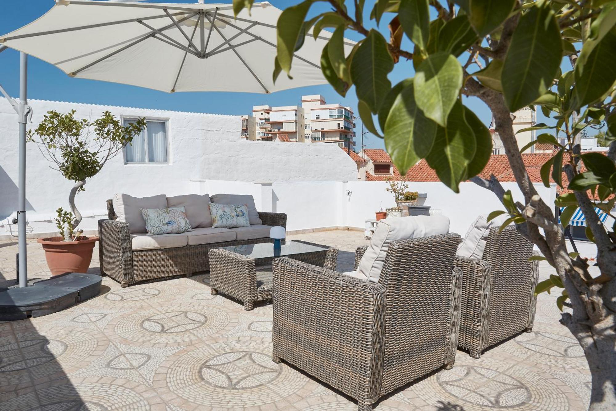 City Center Penthouse With Solarium 2 Minutes From The Beach Fuengirola Eksteriør bilde